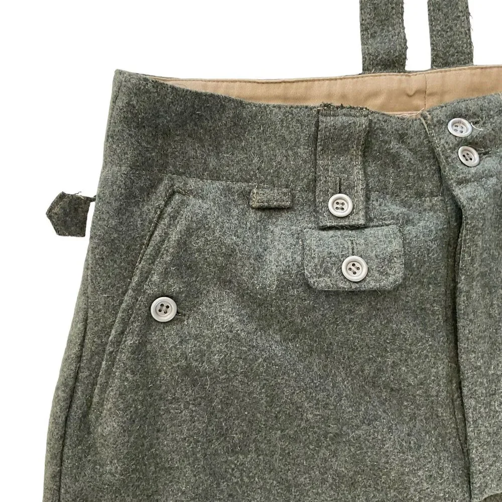 WWII German M43 Field Wool Trousers Pants Men’s 34” Waist WW2 - Picture 4 of 13